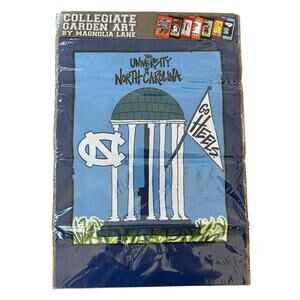 Magnolia Lane University of North Carolina Garden Flag Dorm Wall Decor 12x18